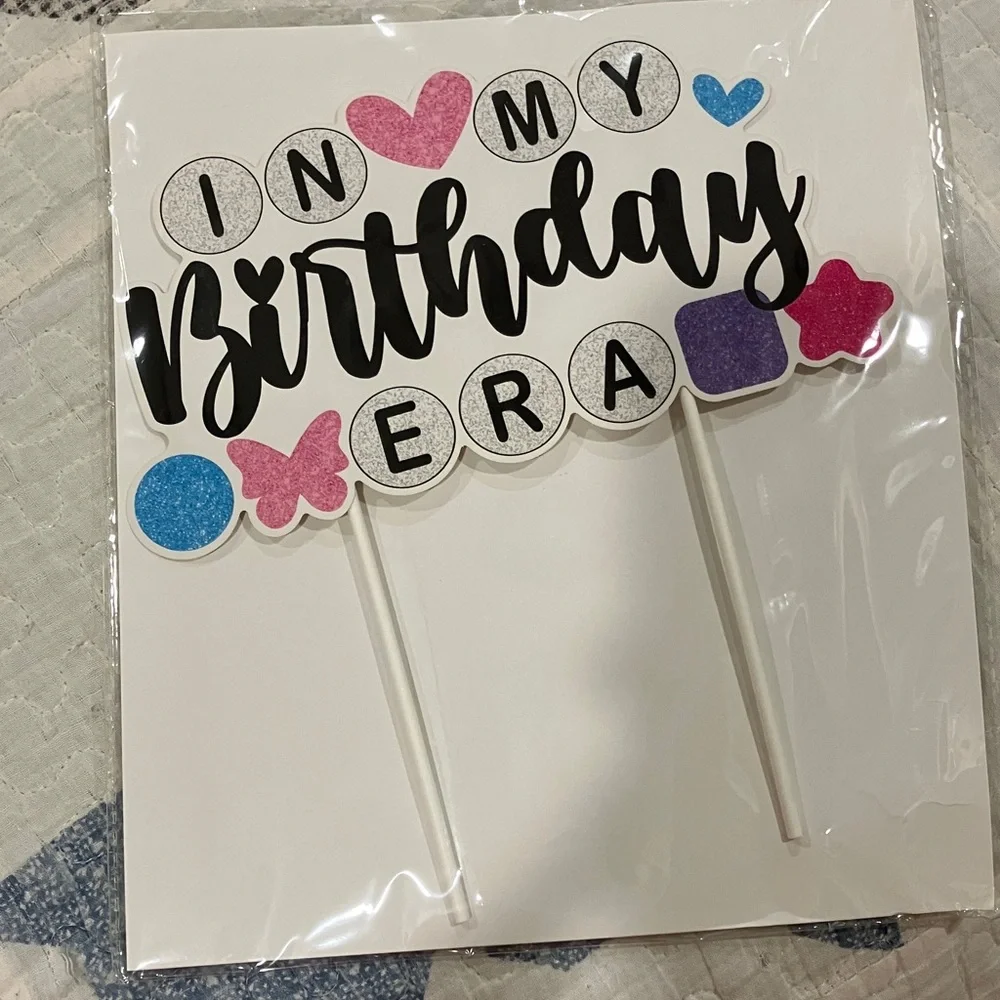 In My Birthday Era party decorations